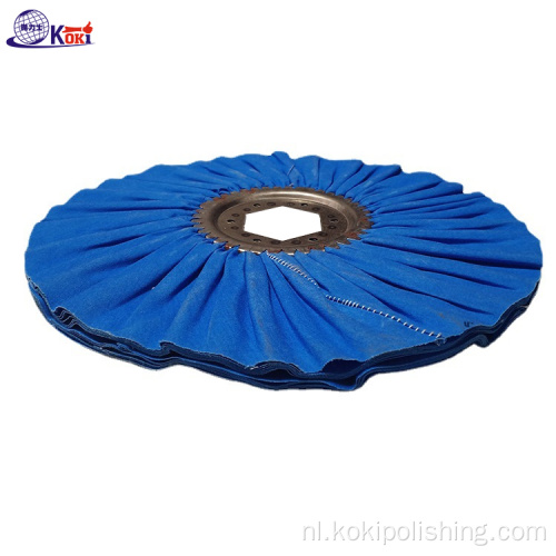 Airflow Blue Cloth Puffing Wheel